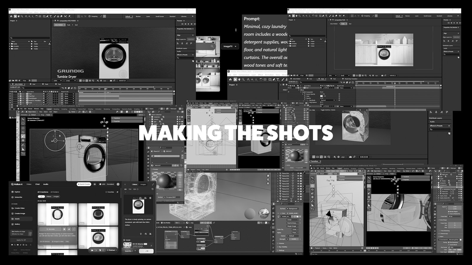 Making the shots — CGI production process